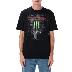Ducati Corse Monster Energy T-krekls melns