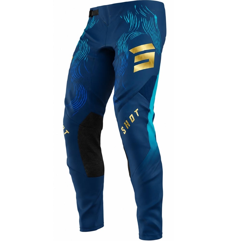 Shot Aerolite Volt motokrosa bikses zilas
