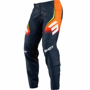 Shot Devo Future motokrosa bikses zili oranžas