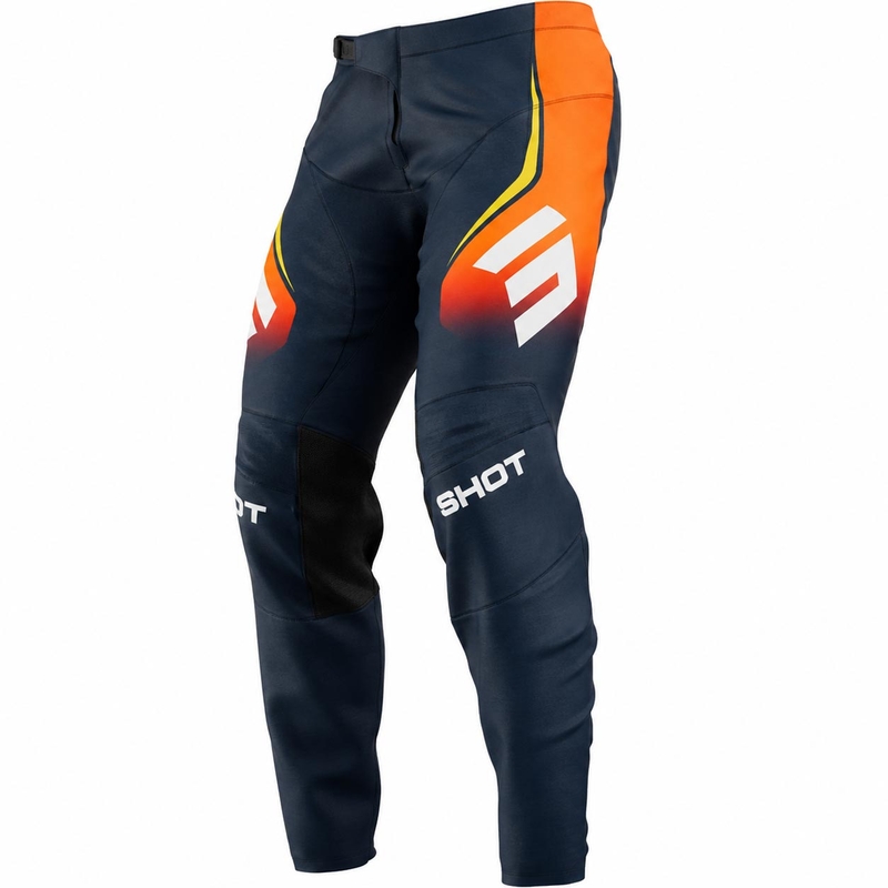 Shot Devo Future motokrosa bikses zili oranžas