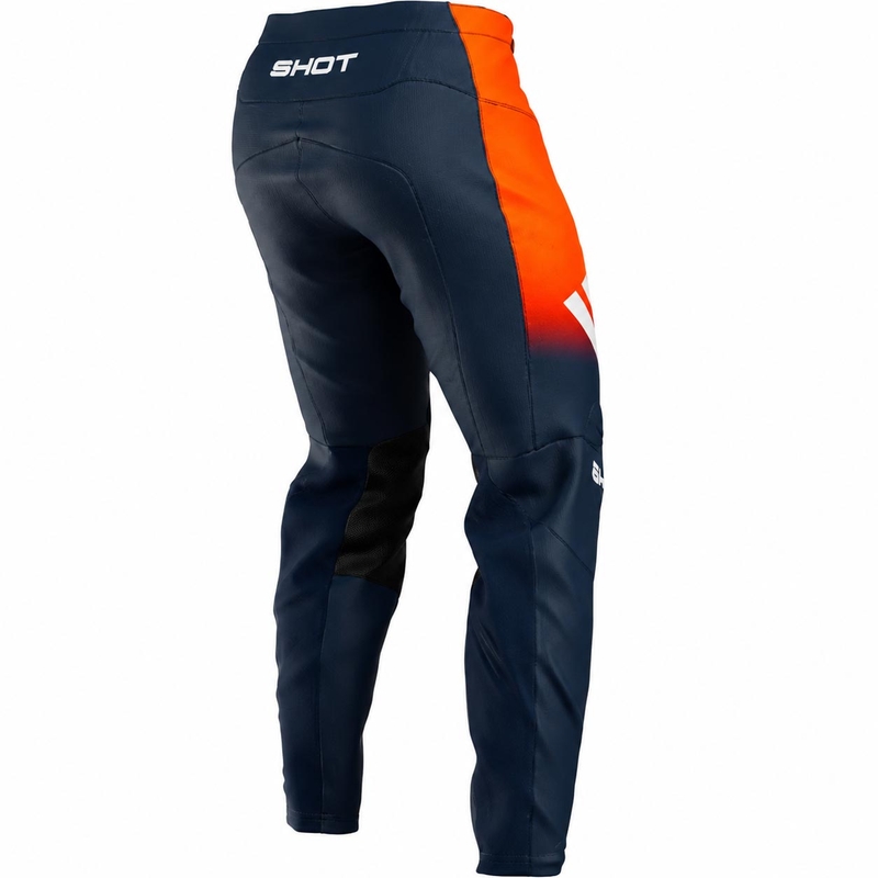 Shot Devo Future motokrosa bikses zili oranžas