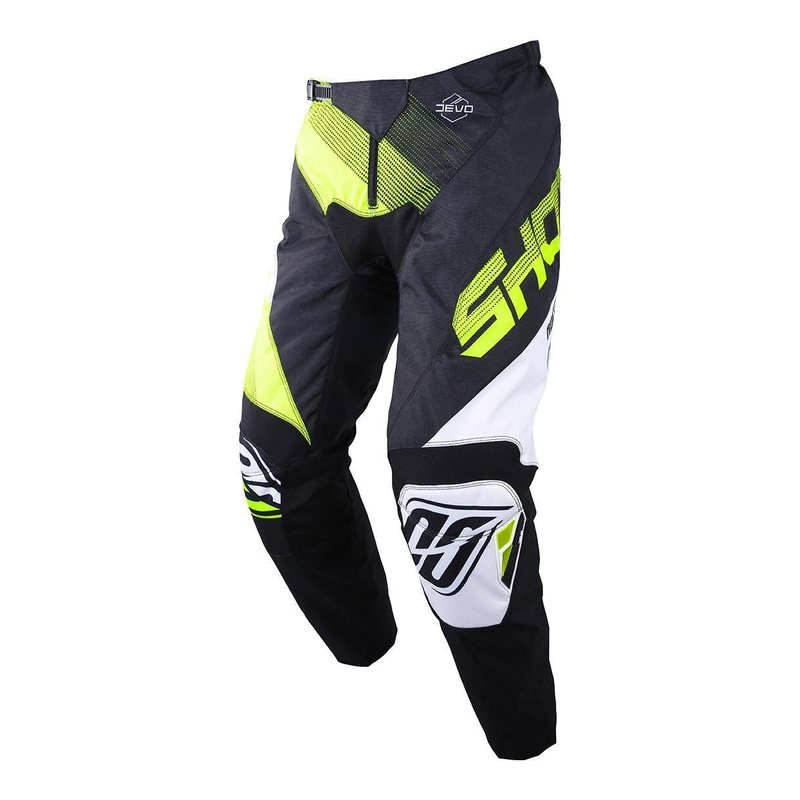 Komplet (dres + kalhoty) Shot DEVO Ultimate černo-fluo žlutý