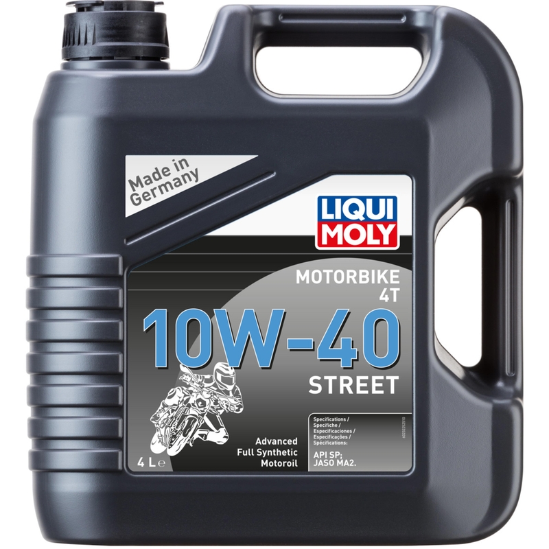 Pussintētiskā motoreļļa LIQUI MOLY Motorbike 4T 10W40 Street 4 l