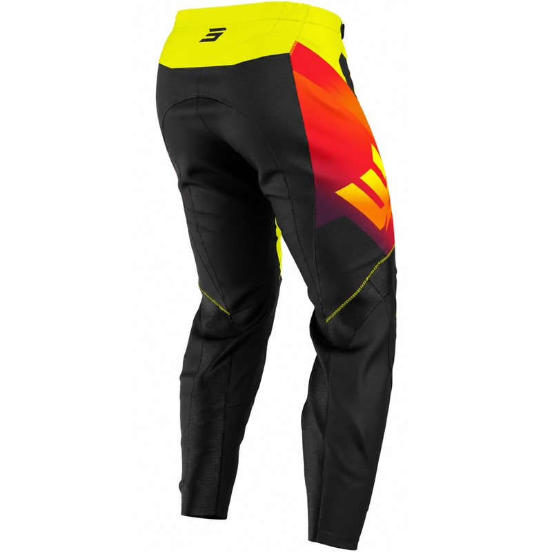 Shot Draw Rocket bērnu motokrosa bikses, fluo dzeltenas
