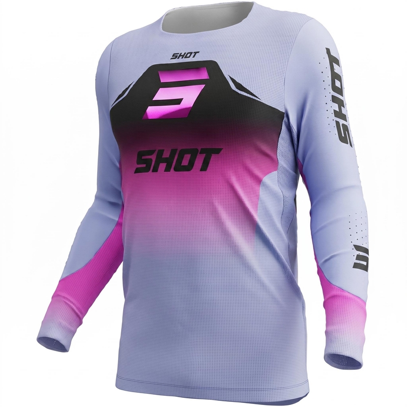 Shot Aerolite Phase motokrosa krekls violets