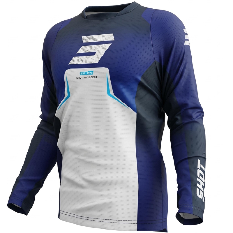 Shot Devo Future motokrosa krekls zils