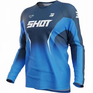 Shot Draw Clash motokrosa krekls zils
