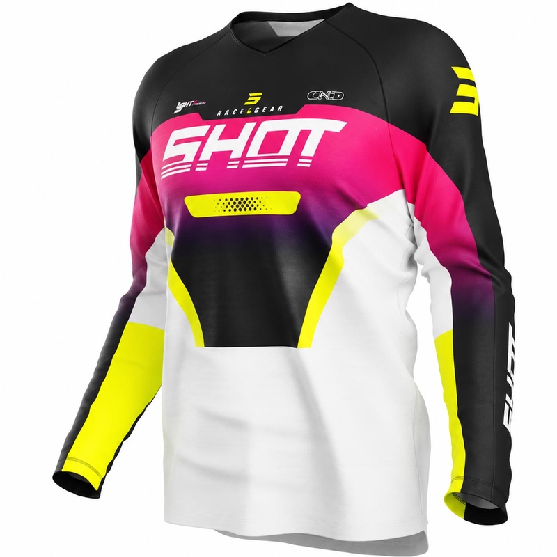 Shot Draw Struck bērnu motokrosa krekls rozā
