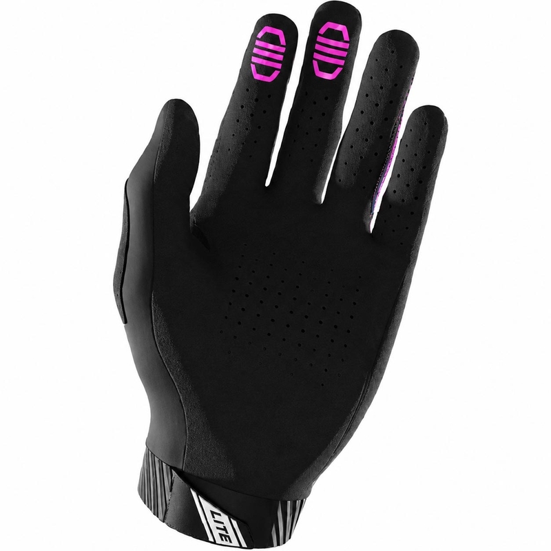 Shot Lite Skin motokrosa cimdi zili rozā