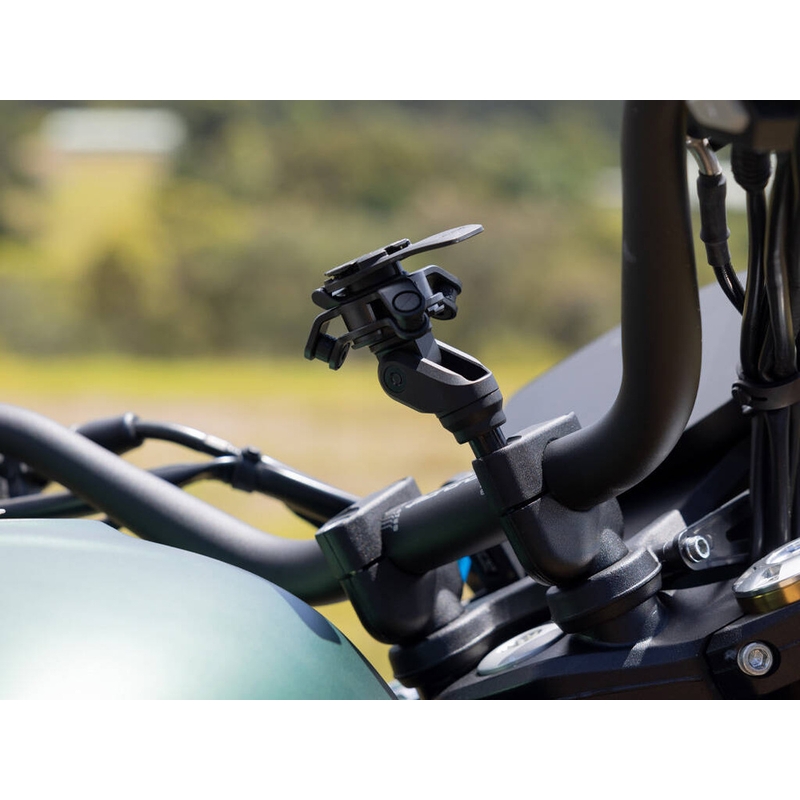 Quad Lock® PRO tālruņa stiprinājums uz stūres, melns