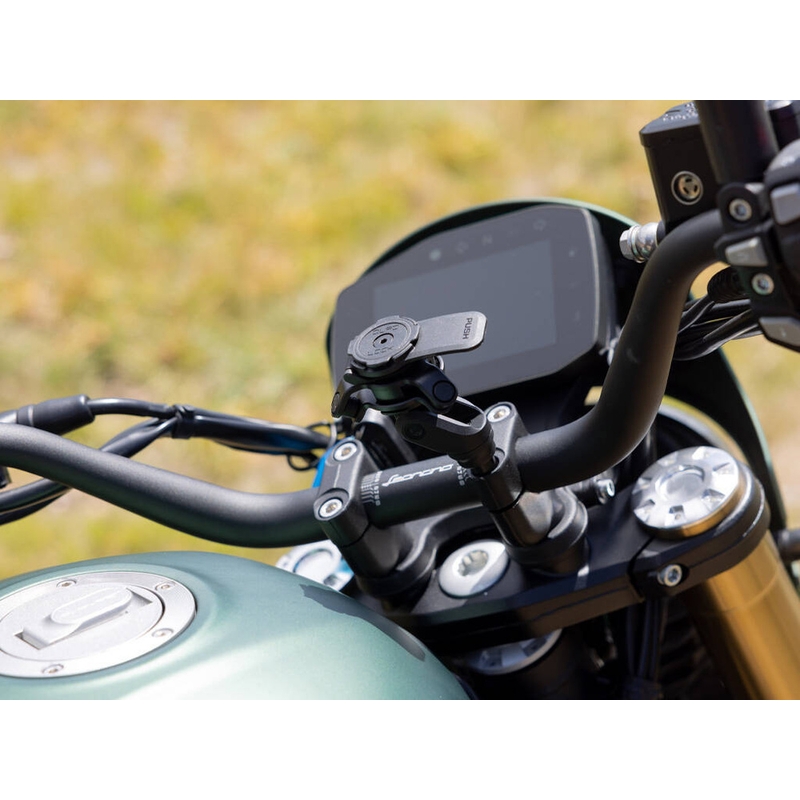 Quad Lock® PRO tālruņa stiprinājums uz stūres, melns