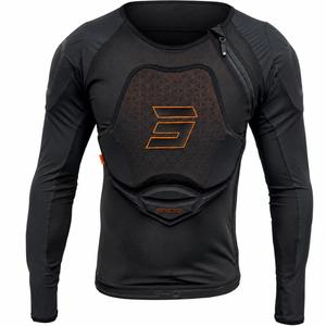 Shot Vest Evo D3O® ķermeņa aizsargs, melns