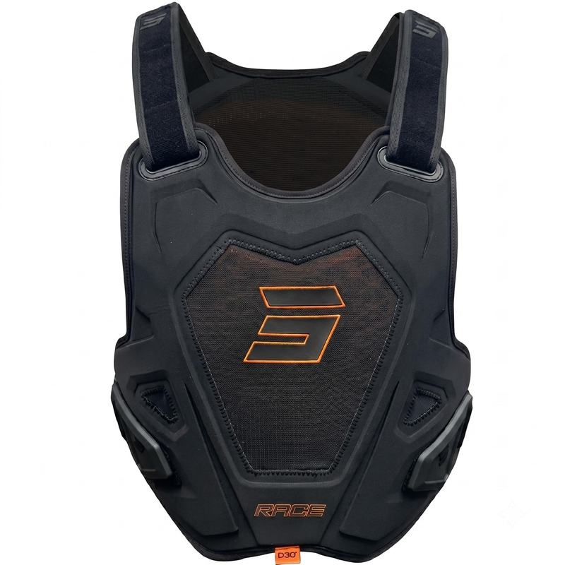 Shot Race Evo D3O® krūšu aizsargs, melns