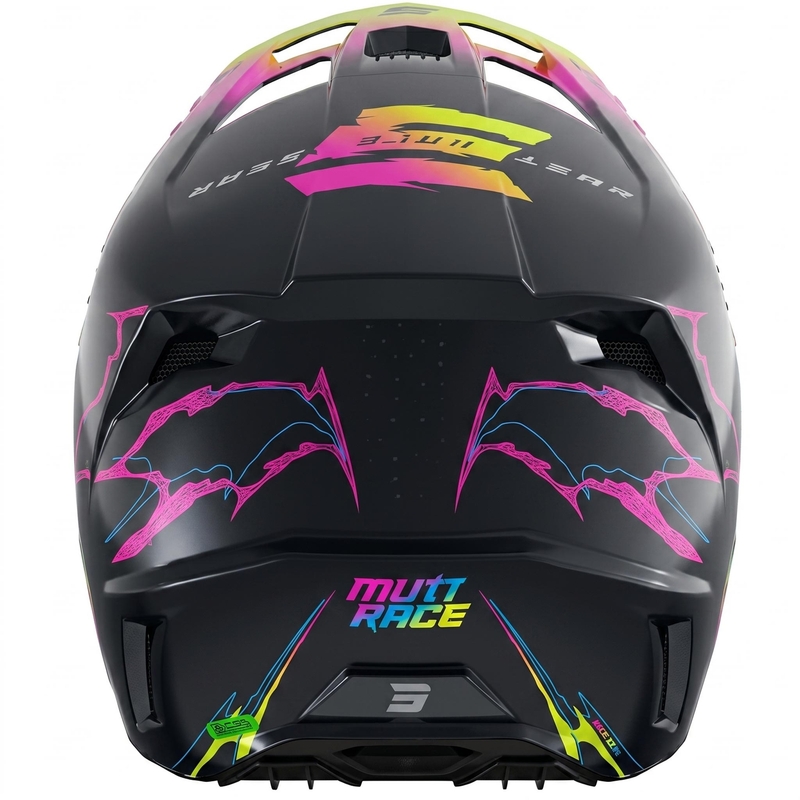 Motokrosa ķivere Shot Speed Rac pērļu zila