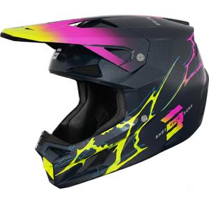 Shot Speed Rac bērnu motokrosa ķivere pērļu zila
