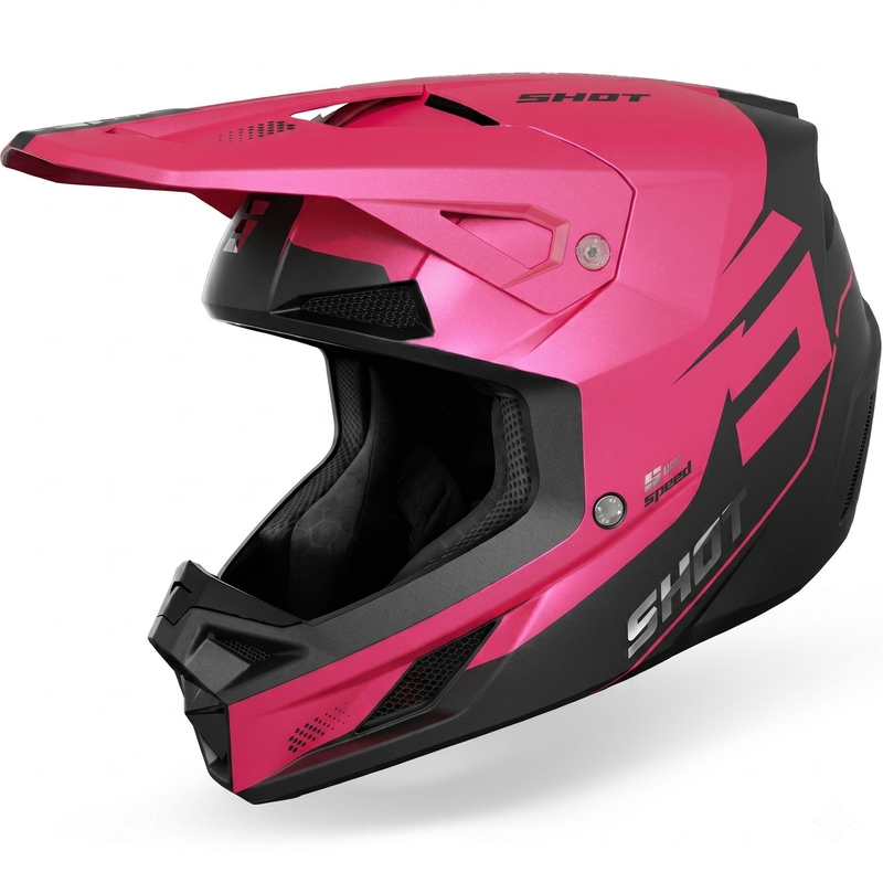 Motokrosa ķivere Shot Speed S matēti rozā