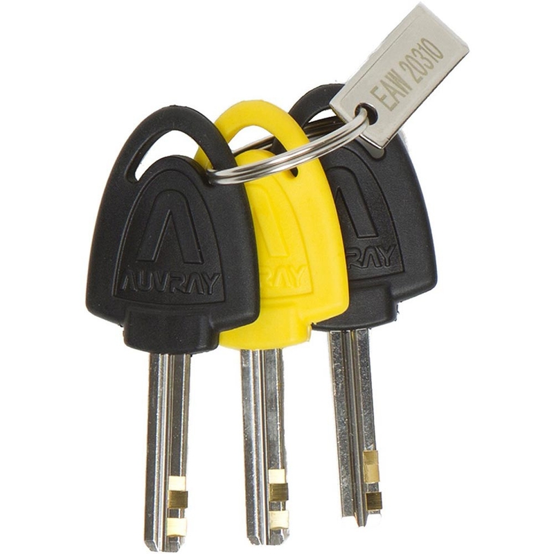 Bremžu diska slēdzene Auvray B-Lock 10 Alarm 120 dB dzeltena