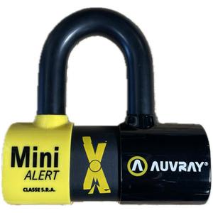 Auvray XTREM Mini Alert bremžu disku slēdzene ar signalizāciju, melna