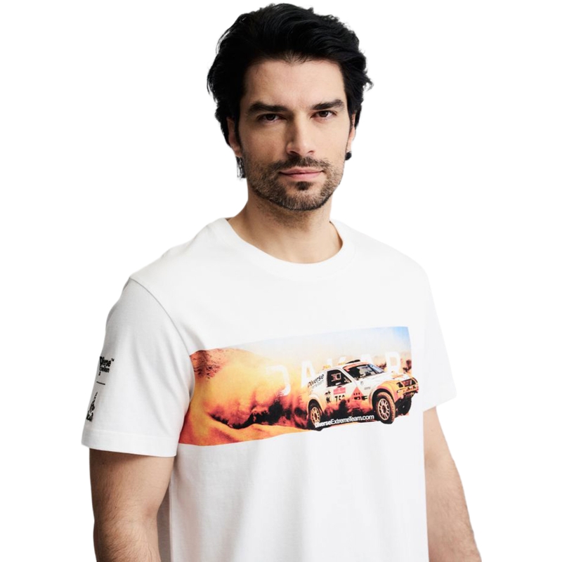 Dakar Ride B T-krekls, balts