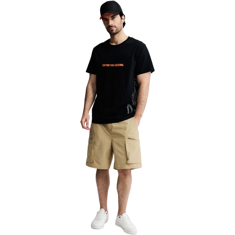 Dakar Wind T-krekls, melns