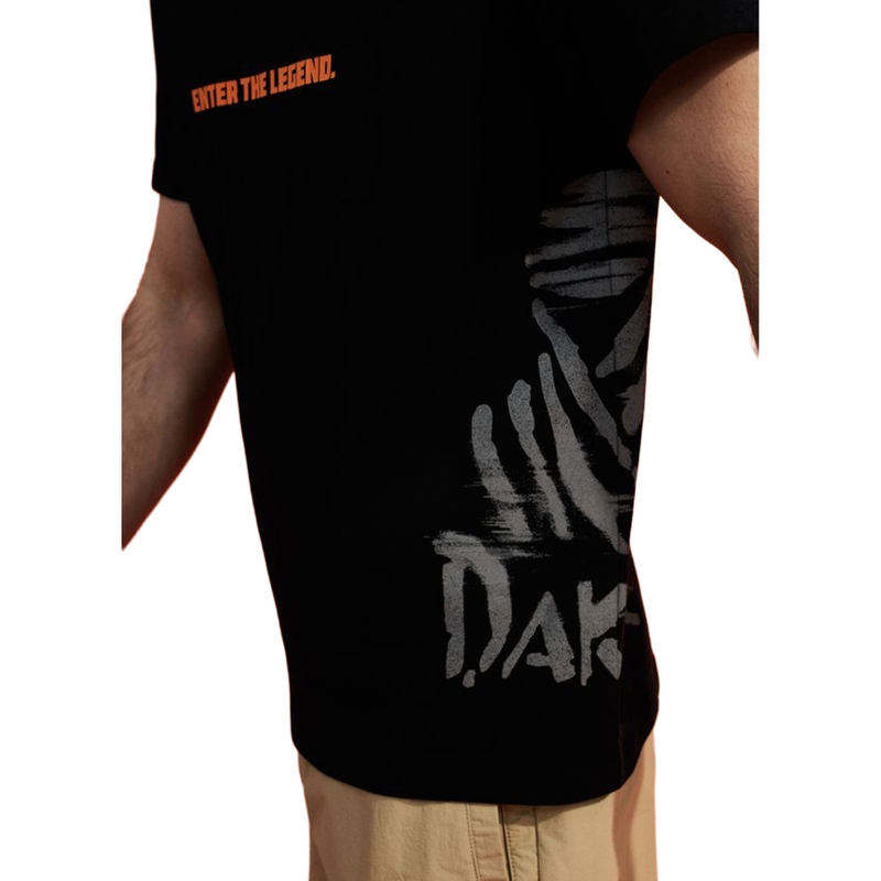 Dakar Wind T-krekls, melns