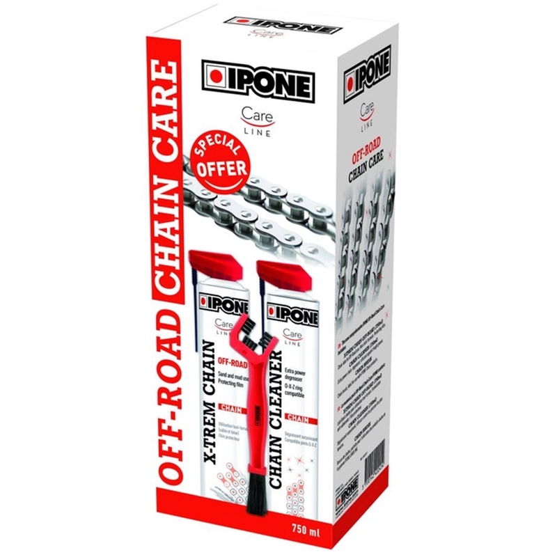 Ipone Off Road ķēdes kopšanas un eļļošanas komplekts
