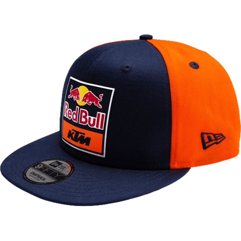 Cepure ar taisnu vizieri KTM Replica zili oranžā krāsā