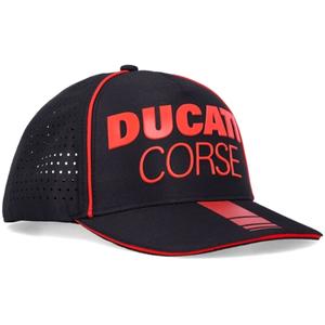 Ducati Laser Performance Midvisor cepure melna un sarkana