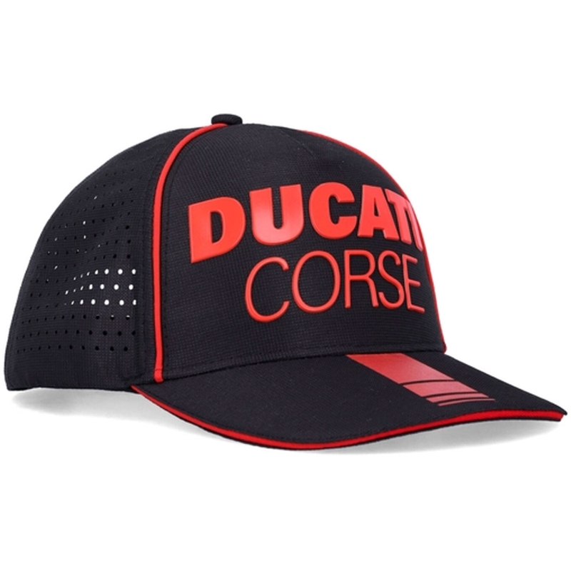 Ducati Laser Performance Midvisor cepure melna un sarkana