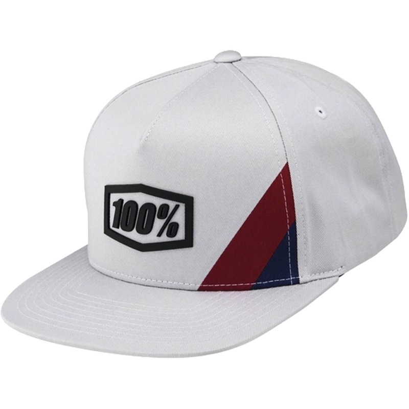 100% Cornerstone Snapback cepure balta