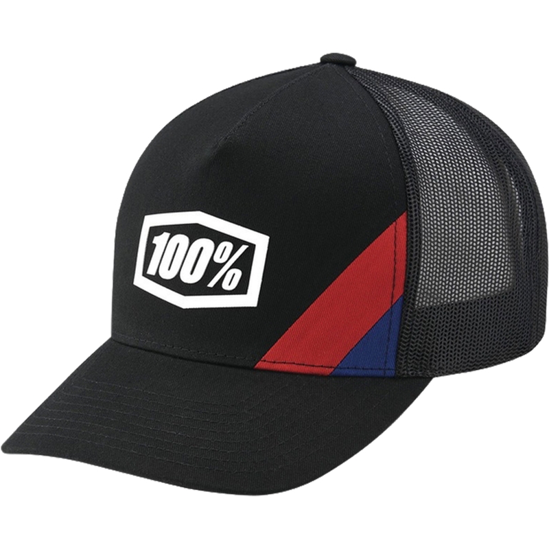 100% Cornestone X-Fit Trucker cepure melna