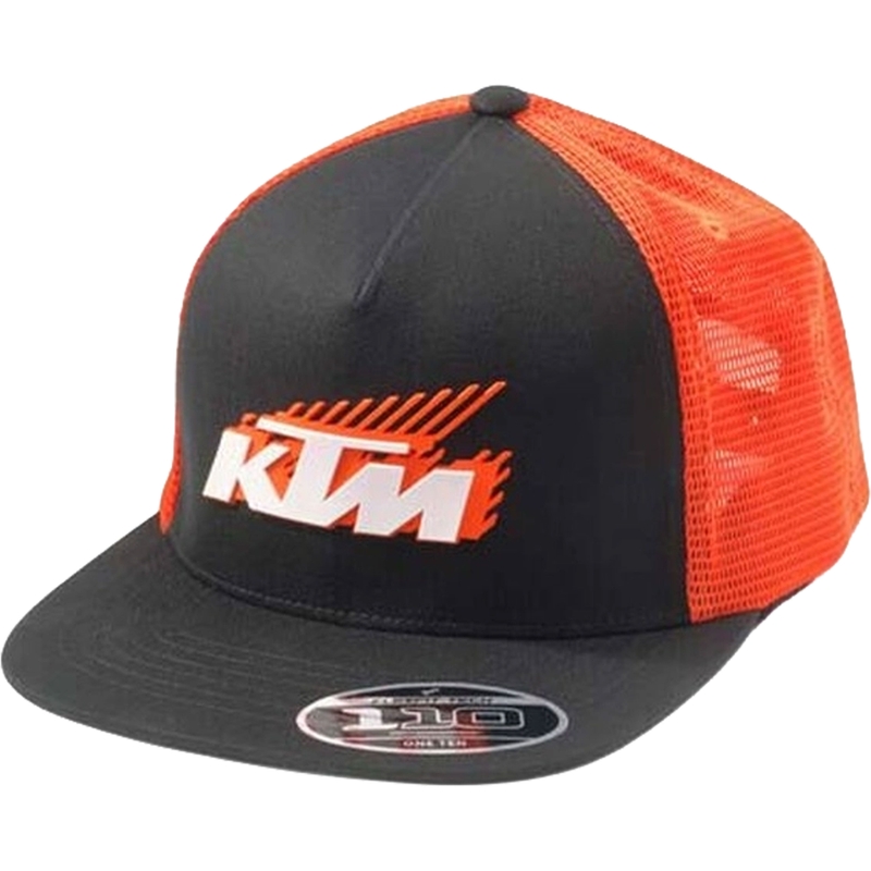 KTM MX Trucker cepure melna-oranža