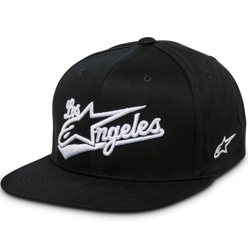 Alpinestars Los Angeles cepure melnā un baltā krāsā