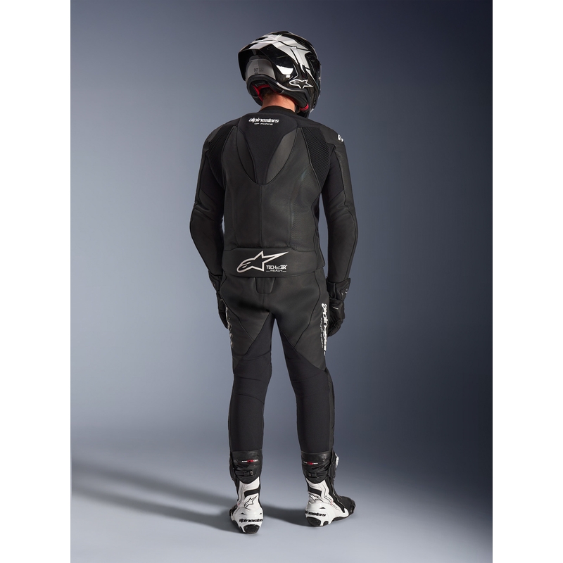 Alpinestars GP Force V2 divdaļīgs ādas kombinezons melns-balts