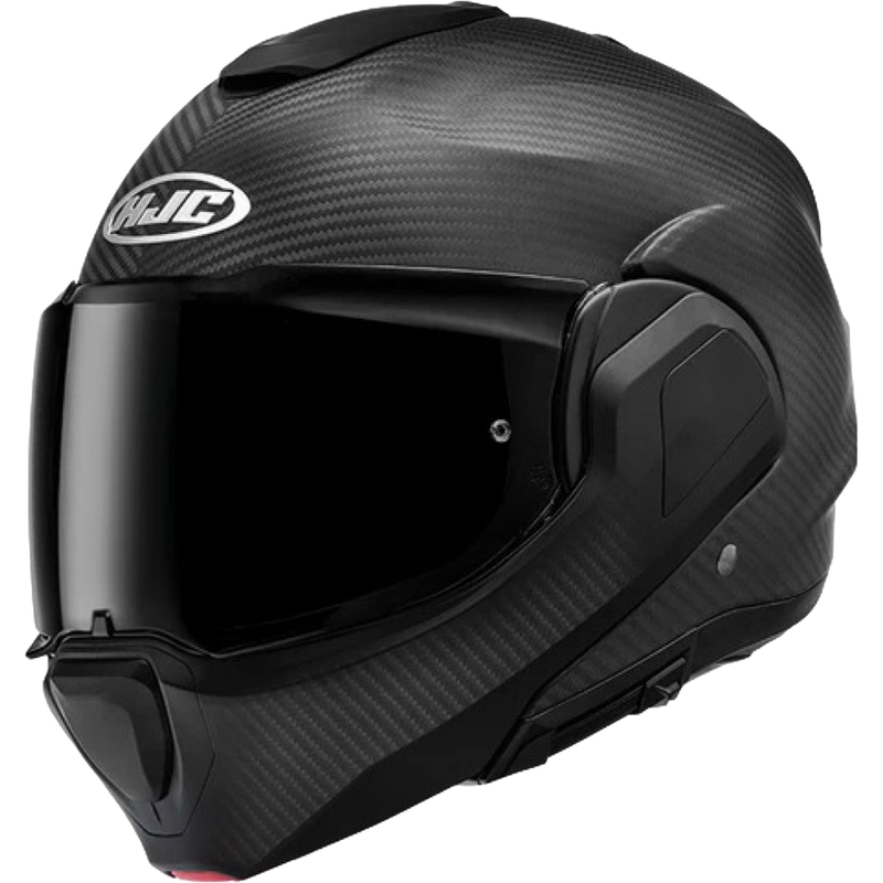 Atverama motocikla ķivere HJC F100 CARBON matēti melna