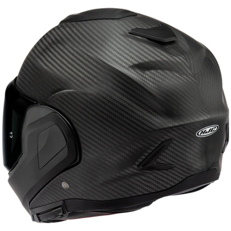 Atverama motocikla ķivere HJC F100 CARBON matēti melna
