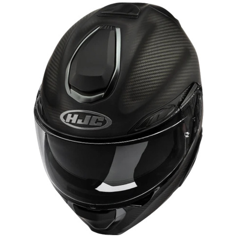 Atverama motocikla ķivere HJC RPHA 91 CARBON melna matēta