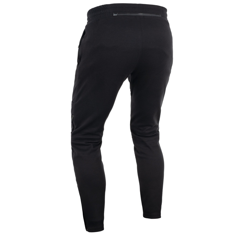 Oxford Armourlite AA Joggers melnas motocikla īsas bikses