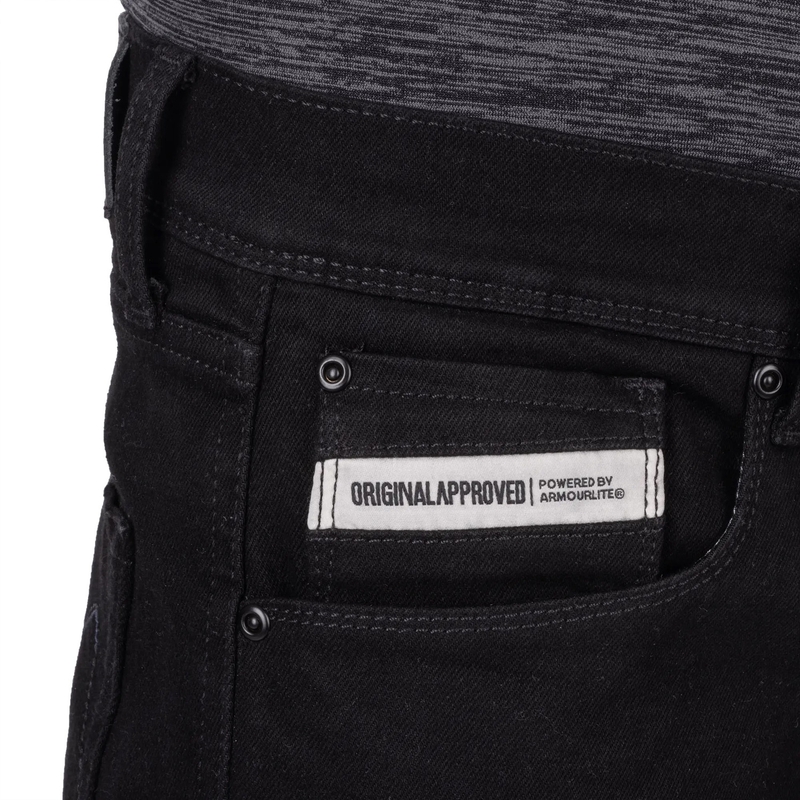Oxford Original Approved Tailor AA motociklu džinsi, melni