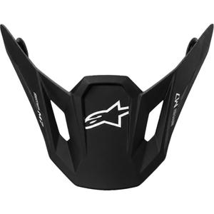 Alpinestars Supertech S-M7 Solid ķiveres vizors melns