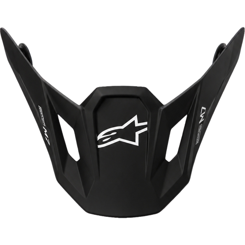 Alpinestars Supertech S-M7 Solid ķiveres vizors melns