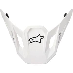 Alpinestars Supertech S-M7 Solid ķiveres vizors, balts