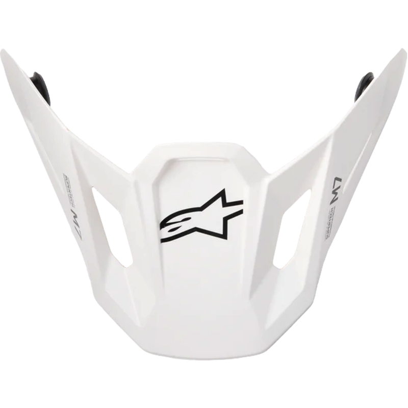 Alpinestars Supertech S-M7 Solid ķiveres vizors, balts
