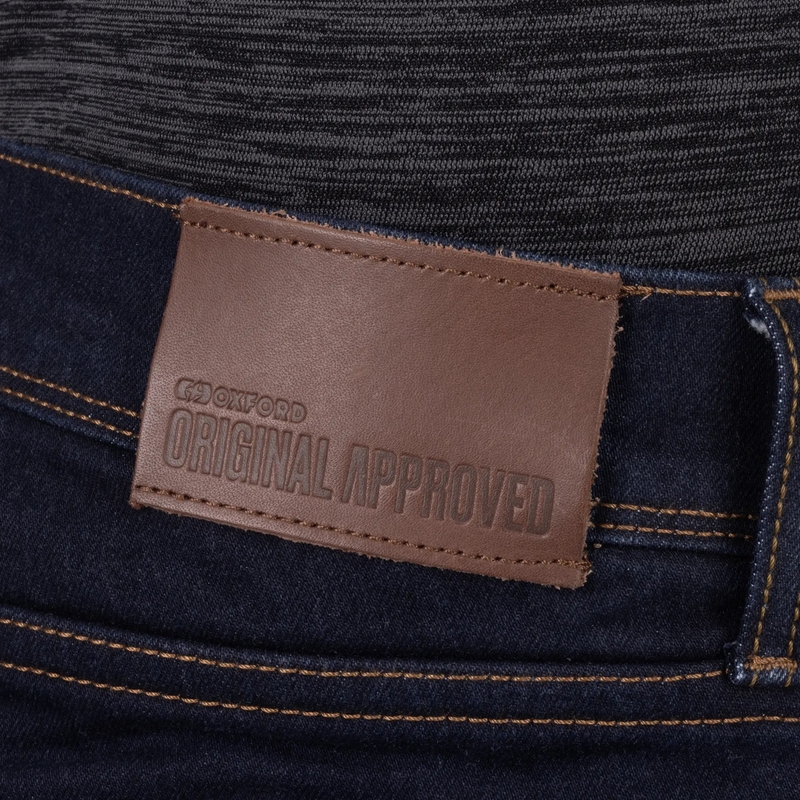 Oxford Marshal AAA Slim Fit motocikla džinsi, melni