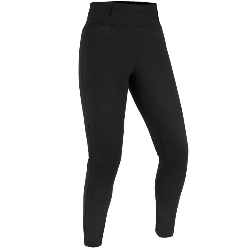 Sieviešu īsie motociklistu legingi Oxford Super Leggins 3.0 melni