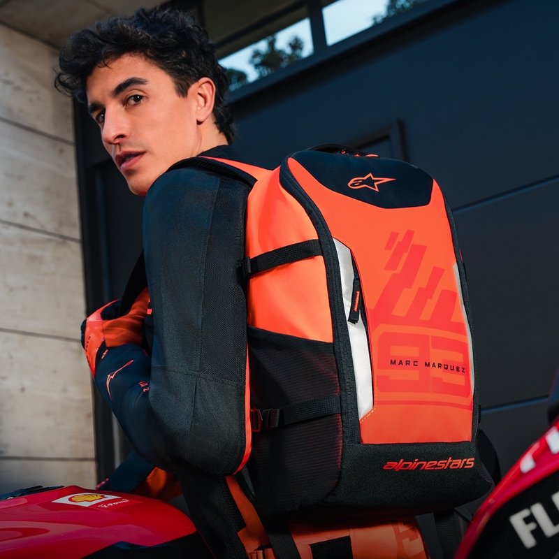 Alpinestars AMP-3 MM93 mugursoma sarkana fluorescējoša-sarkana-melna 17 l