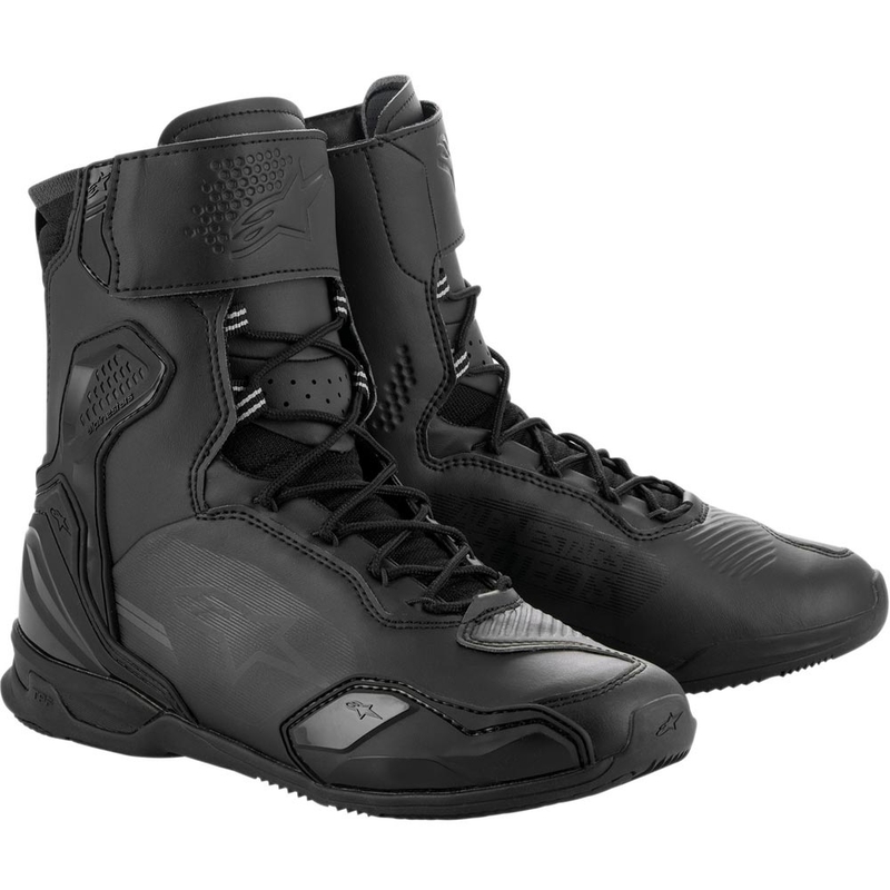 Alpinestars Superfaster motociklu zābaki melni-melni