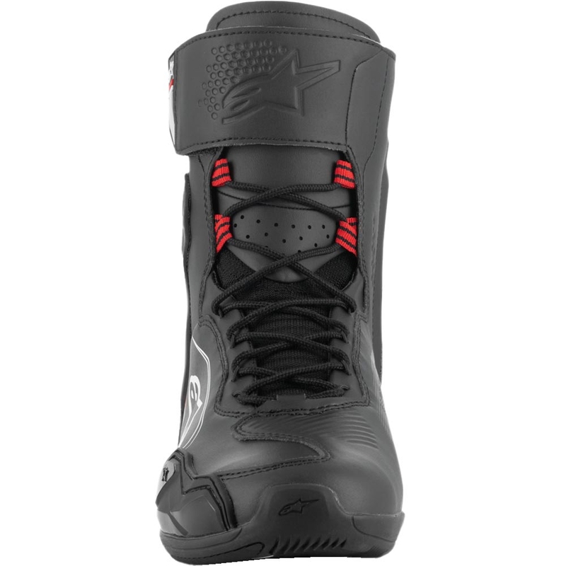 Alpinestars Superfaster motociklu zābaki melni-pelēki-sarkani
