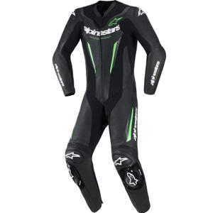 Alpinestars GP FORCE V2 viendaļīgs motocikla kombinezons melns-zaļš