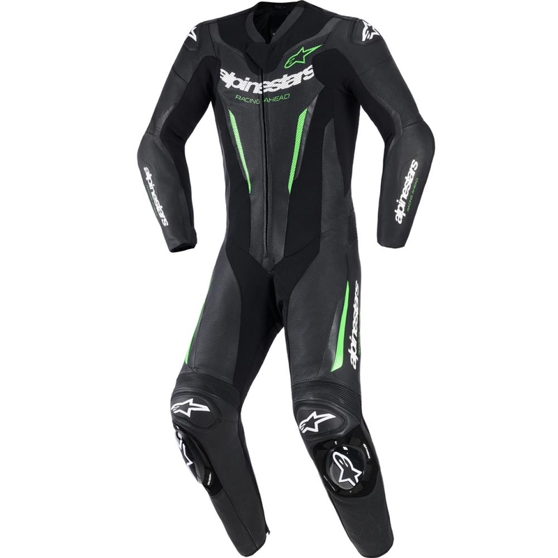 Alpinestars GP FORCE V2 viendaļīgs motocikla kombinezons melns-zaļš